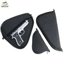MDSTOP портативный черный чехол для револьвера мягкий чехол ручной пистолет хранения диапазон сумка мягкая сумка с молнией