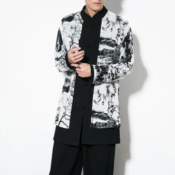 

mens trench coat jacket Autumn new long coat men Retro style long jacket men Asian Size S-5XL