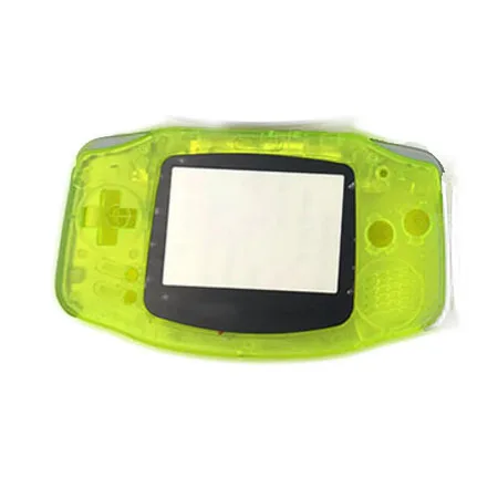 Пластиковый красочный чехол для ремонта корпуса для nintendo Gameboy Advance GBA - Цвет: B3 Clear Yellow