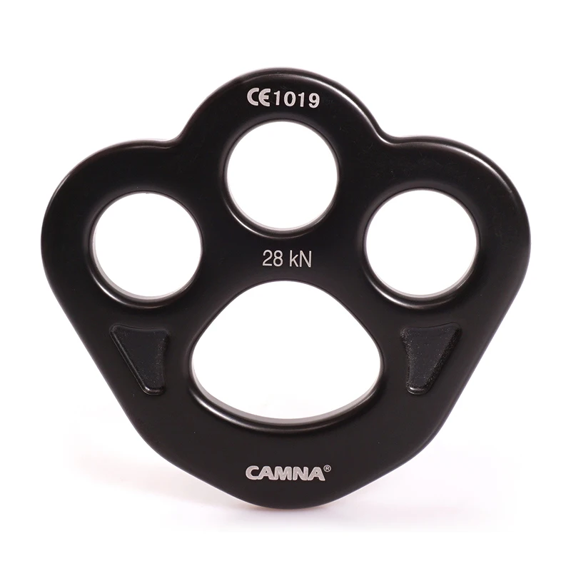 P81 climbing rescue three hole force plate sub anchor device climbing