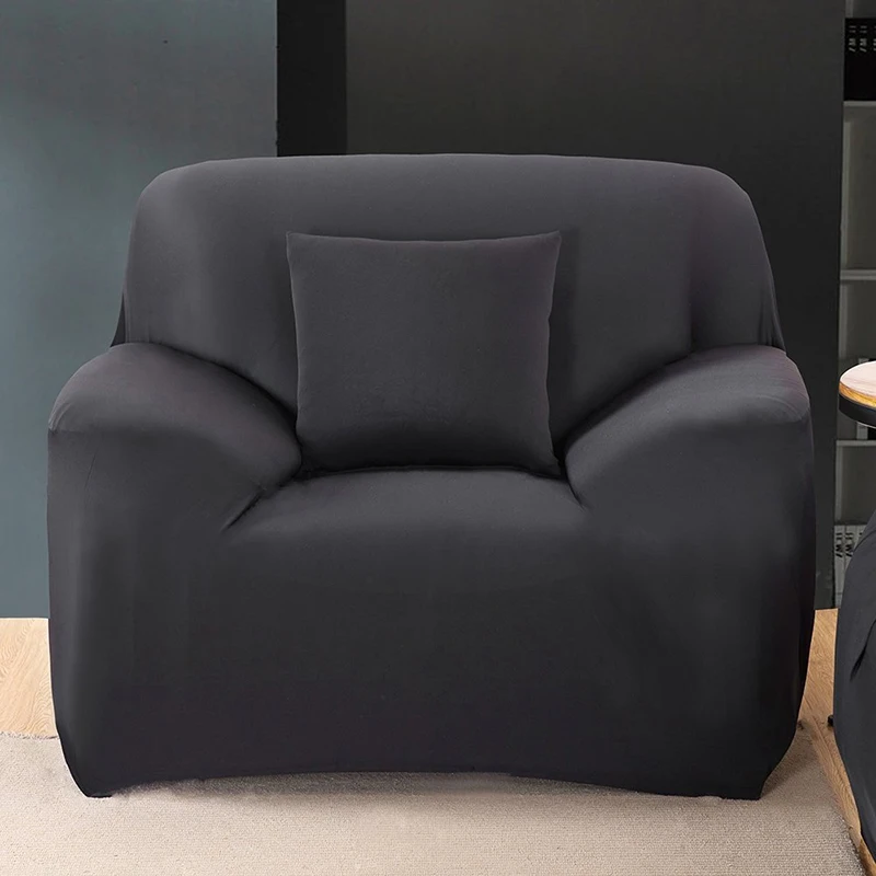 Pure color Stretch Sofa Covers Spandex Sofa cover wrap all inclusive elastic seat bench couch Cover