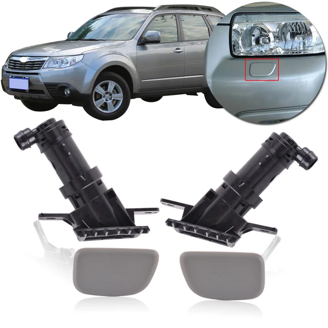 Capqx For Subaru Forester 2005 2006 2007 Front Headlight Headlamp Capqx For Subaru Forester 2005 2006 2007 Front Headlight Headlamp Washer Nozzle And Cover Spray Jet