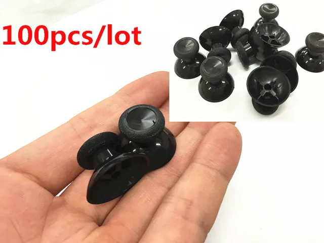 Special Offers 100pcs/lot 3D Analog Joystick Replacement thumb Stick grips Cap Buttons for Microsoft XBOX ONE Elite Slim Controller Thumbsticks