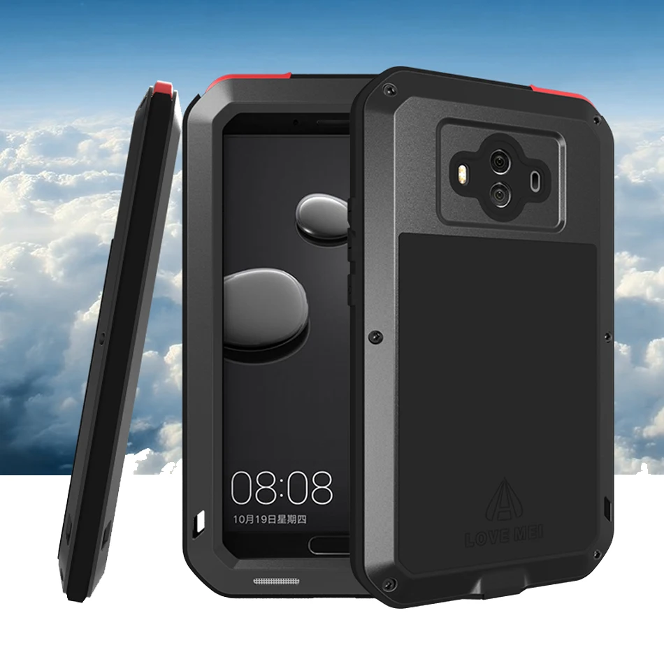 

LOVEMEI Powerful For Huawei Mate 10 Pro LOVE MEI Extreme Powerful life Waterproof Dropproof Metal Case For Huawei Mate 10