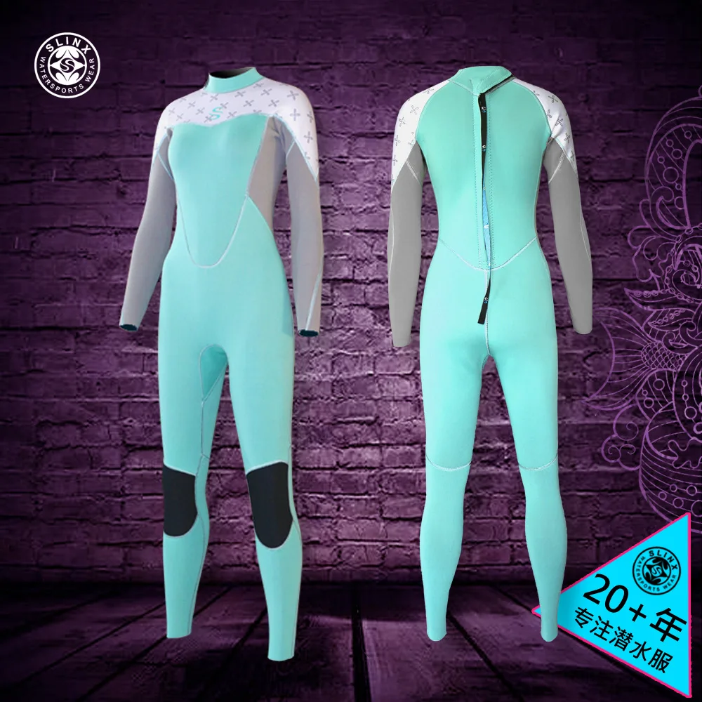 SLINX Women's 2018 new Wetsuits 2mm Neoprene thin High elastic Slim
