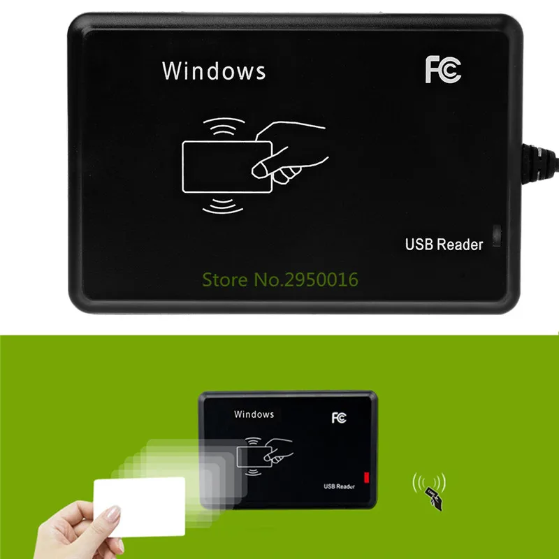 Горячие HF rfid-карты Mifare IC Card Reader USB для Хассель 13,56 МГц MF1 S50 Thin33 C26