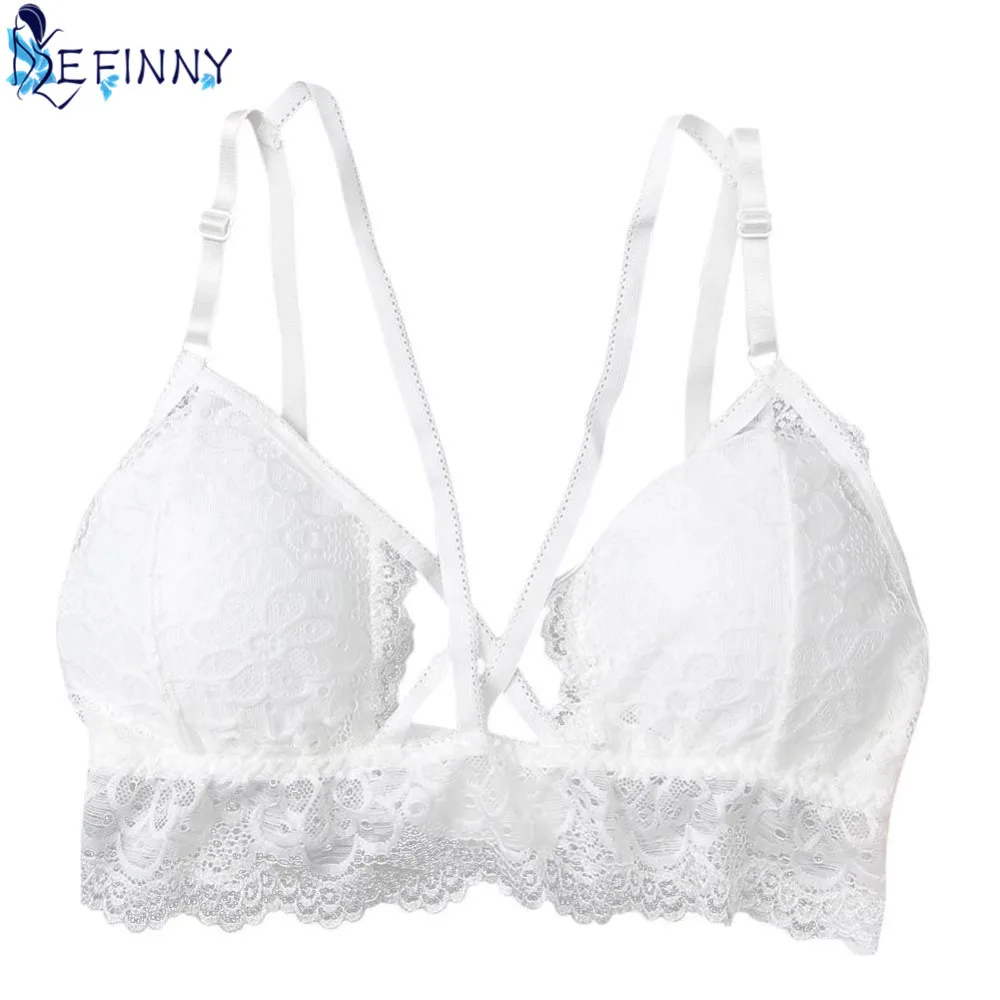 2018 Newest Sexy Women Lace Then Push up Tube Tops Fresh Girl Back Closure Lace Padded Wire Free Elegant Leisure Safe Lingerie