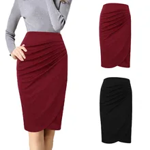 Новая летняя юбка с высокой талией, модная женская винтажная Женская одежда для работы, эластичные офисные юбки-карандаш Y705
