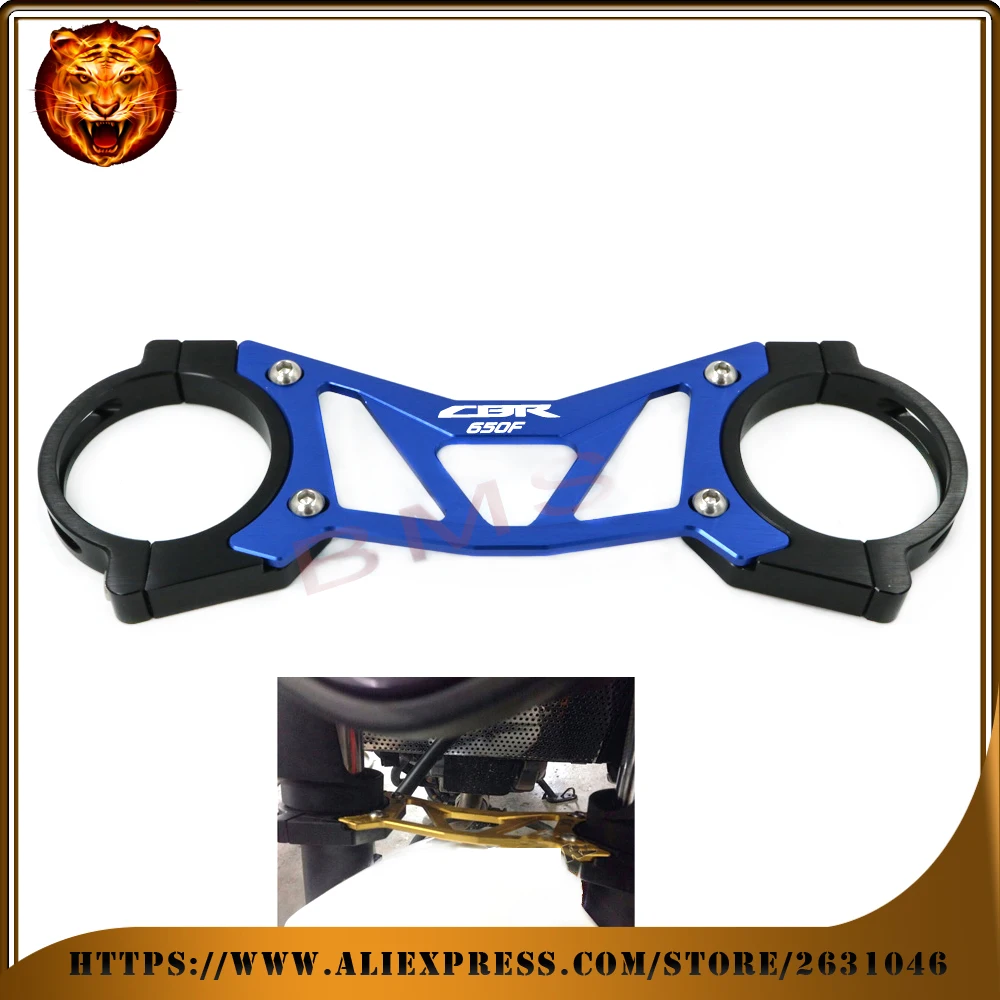 Motorcycle Accessories Aluminum BALANCE SHOCK FRONT FORK BRACE For HONDA CBR CBR650F CBR650 2014-2018 free shipping With Logo Motorcycle Accessories Aluminum BALANCE SHOCK FRONT FORK BRACE For HONDA CBR CBR650F CBR650 2014-2018 free shipping With Logo
