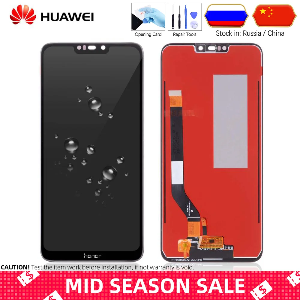 6.26" Original Display For Huawei Honor 8C LCD Display Touch Screen