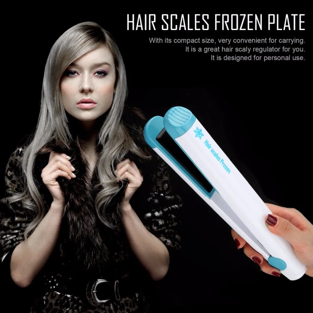 Pro Cordless Hair Straightener Plate with Cool Storage Ice Core