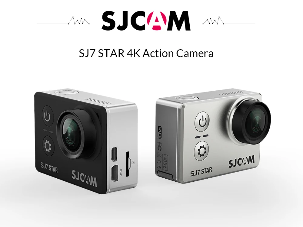 Оригинальная Экшн-камера SJCAM SJ7 Star Ultra HD 4K yi, 2 дюйма, сенсорный экран, дистанционное управление, водонепроницаемая профессиональная видеокамера vs sj8 pro