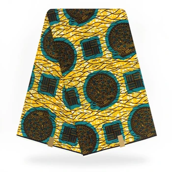 

Veritable Wax Fabric Guaranteed Dutch Wax African Wax Chitenge/ Vintage For African Dresses DF-309