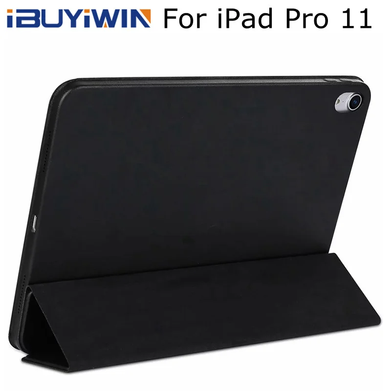 

iBuyiwin Ultra-Thin Premium Smart PU Leather Case for iPad Pro 11" 2018 New Tablet Auto Sleep/Wake Funda Capa Cover+Screen Film