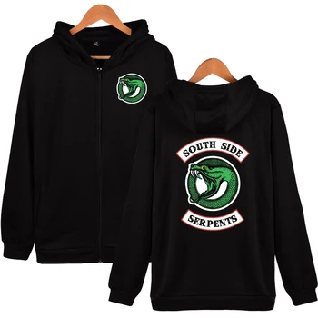 

Riverdale Clothes Cotton 2D Hoodie Women Men Zipper Fashion Hip Hop Hoodie Sweatshirt Casual Harajuku Streetwear