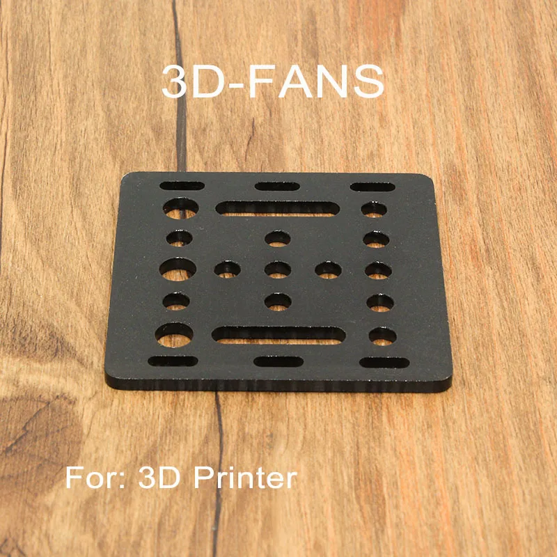 Запчасти для 3D-принтера Openbuilds V-Slot Gantry Plate 20 мм пескоструйная черная обработка 65 5 x