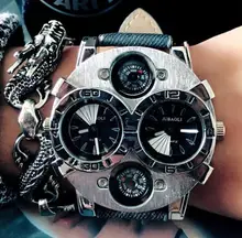 Fashion Brand Watches Men Women Casual Quartz Watch Leather Strap Military Sports Wrist Watch Wristwatch Large Dial Cool Trendy