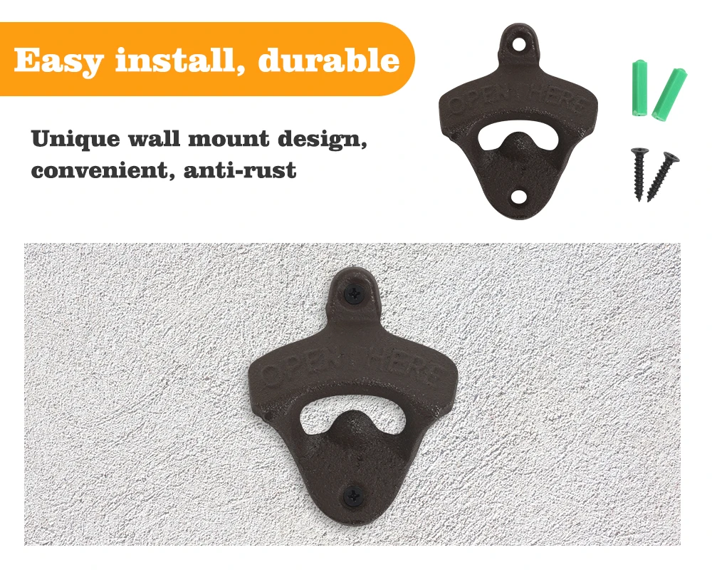Wall Mount Bottle Openers