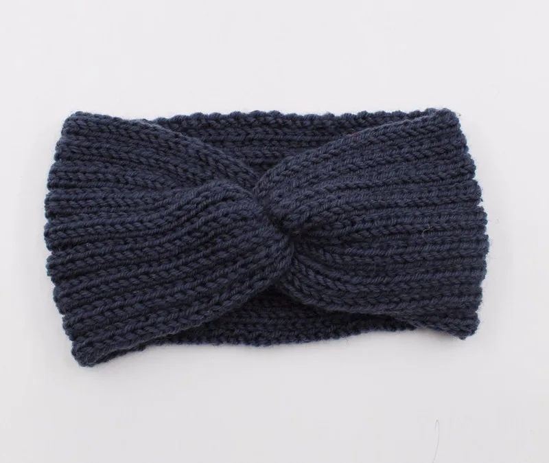 bridal hair clip New Knitted Knot Cross Headband for Women Autumn Winter Girls Hair Accessories Headwear Elastic Hair Band Hair Accessories bride hair clip Hair Accessories