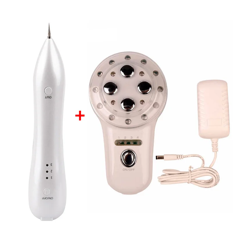 Image Rechargeable Strong Effects Powerful Painless Removing Pen Machine for Freckle Wart Dark Spot Mole Face Care+Facial Massager