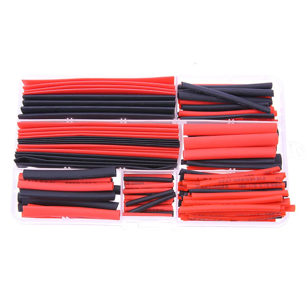 150pcs Electric Insulation Sleeve Heat Shrink Tubing Tube Sleeving Wrap