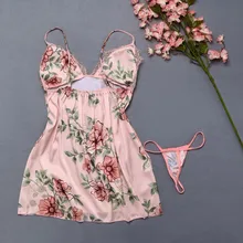 Женская пижама модная сексуальная Цветочная кружевная одежда для сна, женское белье сексуальное нижнее белье комбинезон ночное сексуальное белье porno@ 8