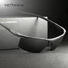 VEITHDIA New Design Aluminum Magnesium Sunglasses Polarized Men Semi rimless Coating Mirror Sun Glasses Male Eyewear Accessories ► Photo 2/6