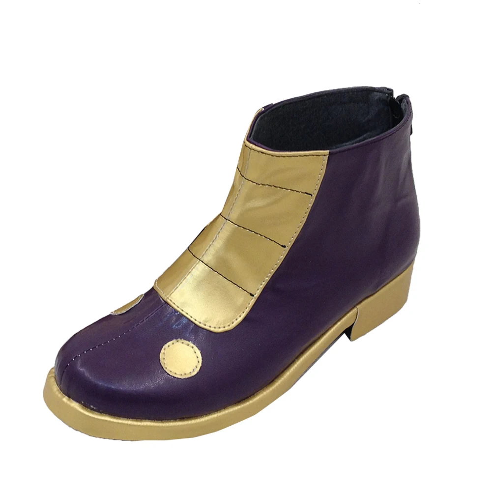

THE KING OF FIGHTERS KOF cos Kula Diamond boots shoes boot shoe purple Women's boots party Custom Halloween