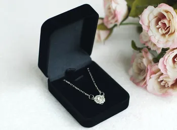 

Upscal 5model 10pcs Velvet jewelry box organizer for Necklace Earrings Ring Charms Gift package Box jewelry Display Box 2018 New