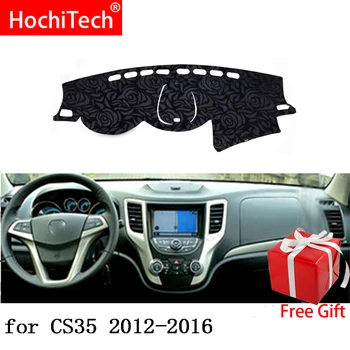 

Rose Pattern Non-slip Dashmat Dash Mat Dashboard Cover Pad Cover Carpet Car Sticker for changan CS35 2012 2013-2017 Car Styling