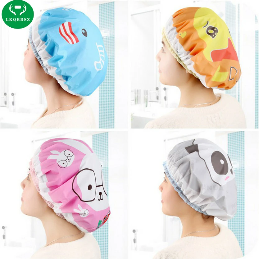 Buy Cute Cartoon Shower Cap Waterproof Shower Cap