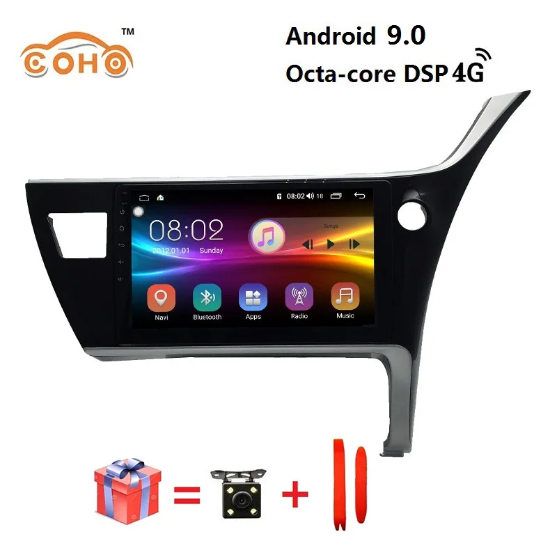 

Android 9.0 8-core 4+64G automotivo gps bluetooth radio android 1 din for 2017 TOYOTA Corolla Altis RHD