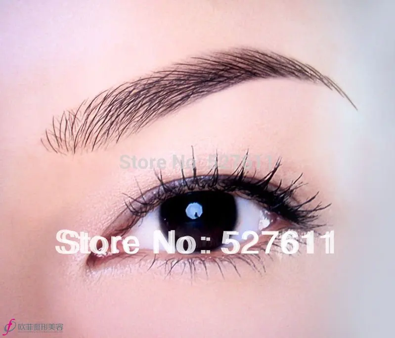 fake eyebrows for women 100 human hair real hair eyebrowsin False