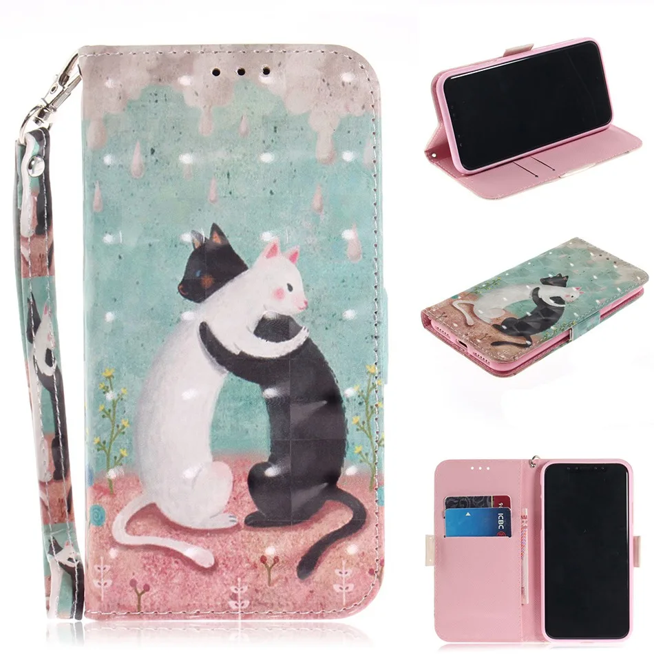 Funda de cuero PU con tapa de dibujos animados de lujo para iPhone 8 7 6 S 6 Plus 5 5S SE 10 con titular de la tarjeta de Funda para iPhone X XS X XR XS. Funda de cuero PU con tapa de dibujos animados de lujo para iPhone 8 7 6 S 6 Plus 5 5S SE 10 con titular de la tarjeta de Funda para iPhone X XS X XR XS.