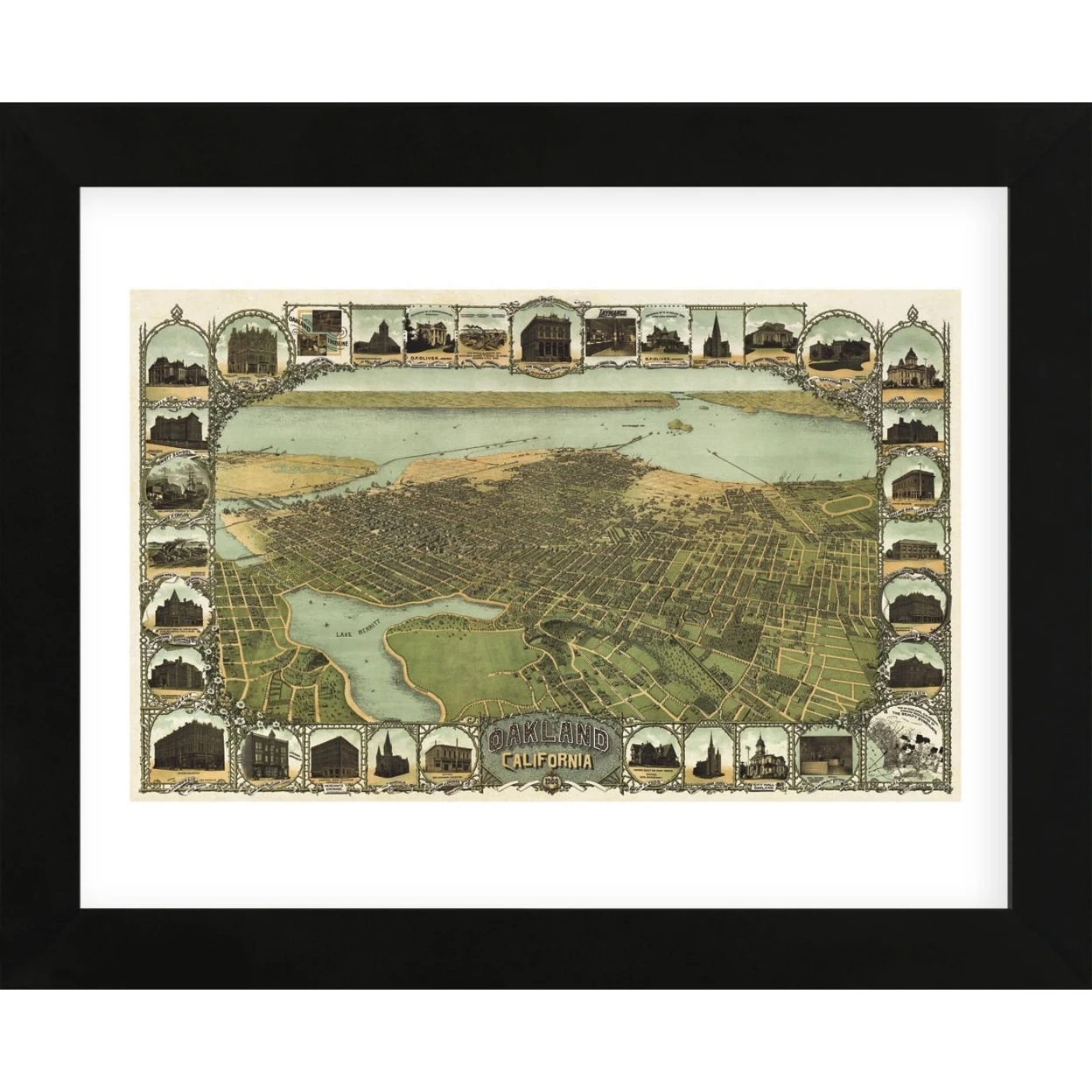 Oakland, California, 1900 (Framed)
