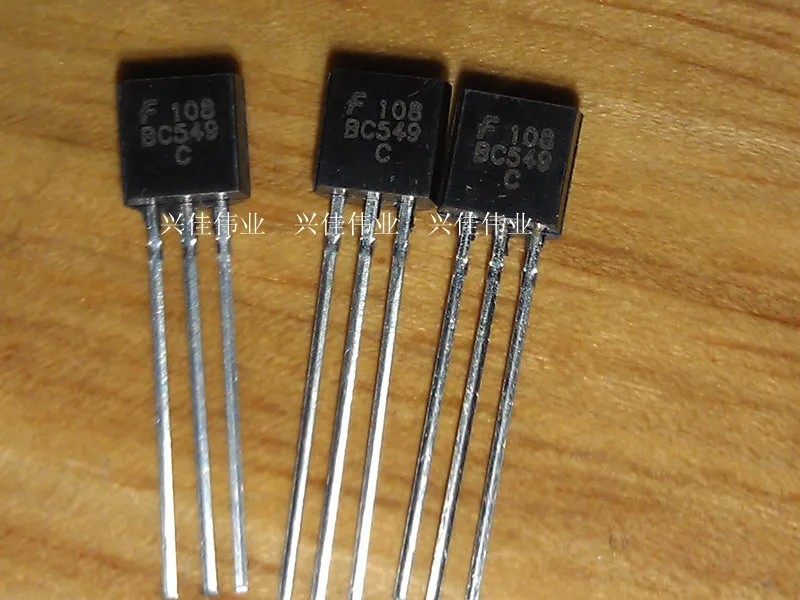 ТРАНЗИСТОР BC549 BC549C TO-92 0 1a/30 в | Электронные компоненты и принадлежности