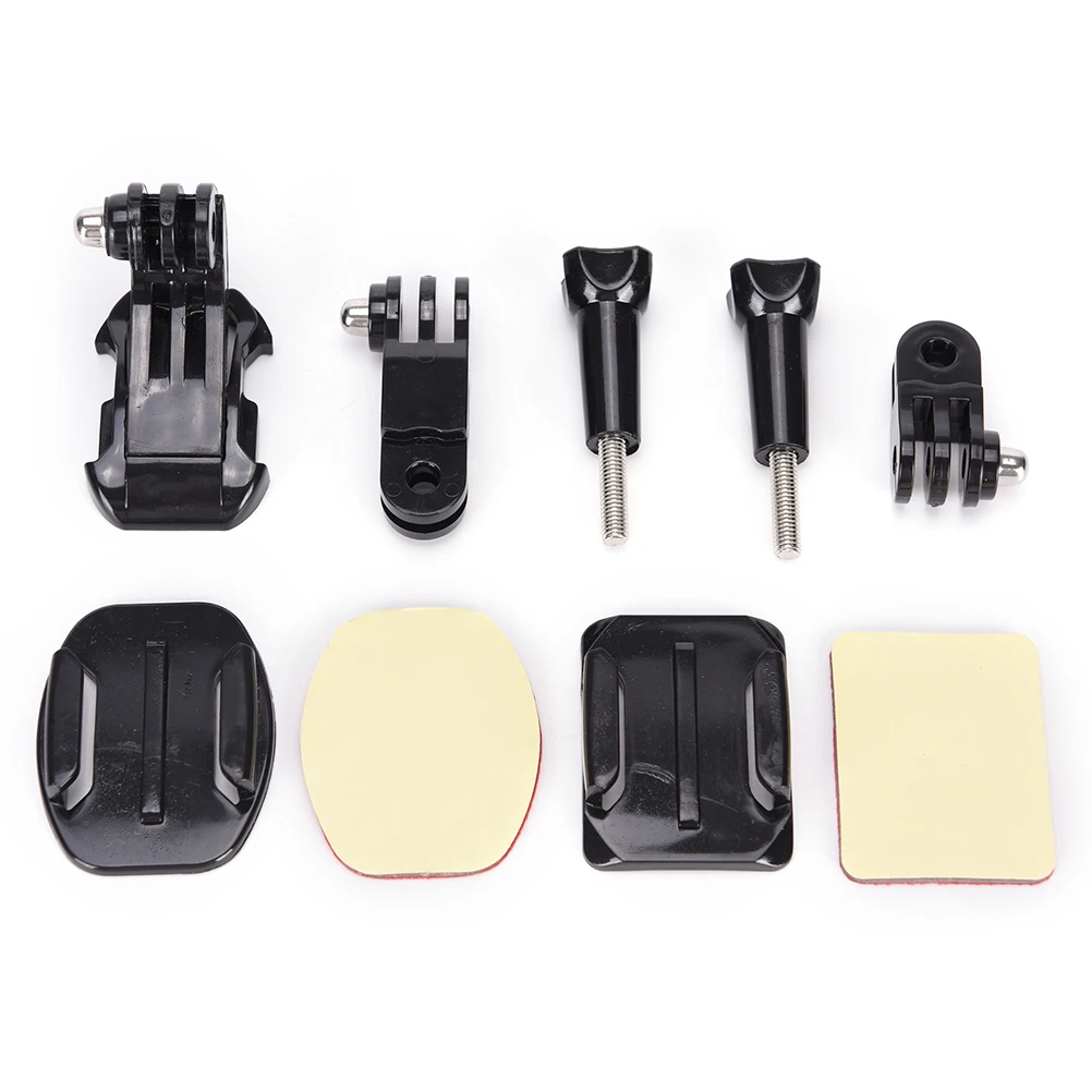 1set For Action Camera Accessories Kit Adjustment Adhesive Helmet Front Mount Kit For Gopro Hero 5/4/3+/3/2 SJ400