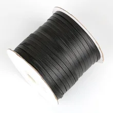 5-10 mt/los Halskette Lederband Dia 2mm 4mm 6mm 8mm 10mm Korean Baumwolle wachsene Schnur Thema Für Halsketten Schmuck