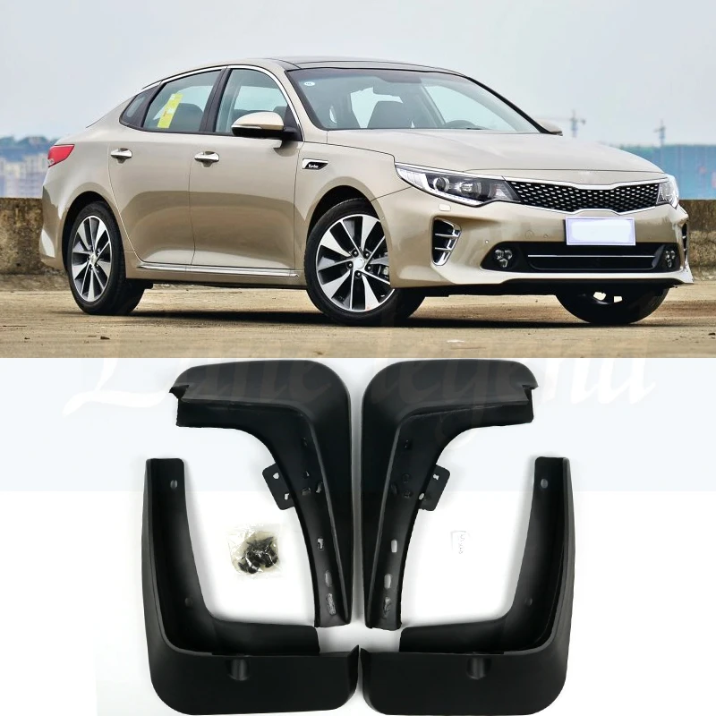 

Front Rear Molded Car Mud Flaps For Kia Optima 2016 2017 JF Sedan Mudflaps Splash Guards Mud Flap Mudguards Fender 2018