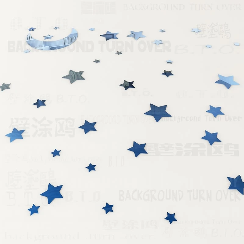 65 шт. зеркальные настенные наклейки R064|sticker for kids room|wall stickers kidsmirror wall |