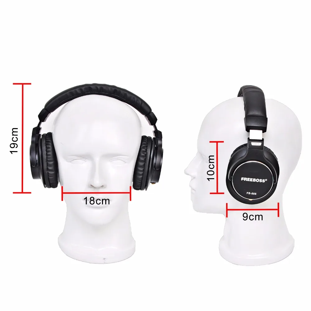 Freeboss FB 888 Over ear закрытым 45 мм драйверы односторонняя съемный кабель 3 5 штекер 6 35