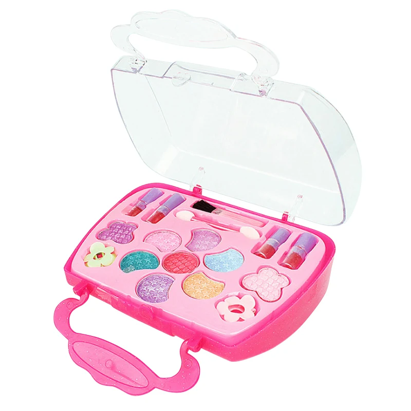 Принцесса игрушки девушка макияж инструменты набор чемодан косметический ролевые игры комплект детский подарок FJ88
