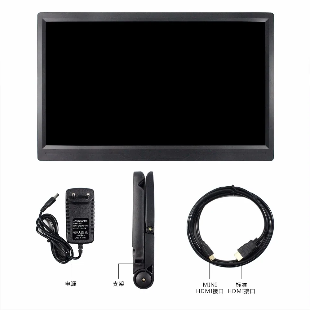 15," портативный компьютерный монитор PC 1920x1080 HDMI PS3 PS4 Xbox360 1080P ips ЖК-СВЕТОДИОДНЫЙ монитор для Raspberry Pi 3 B 2B