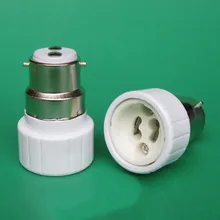 B22 мужчина к GU10 муфтовый стыковочный переводник База Светодиодный галогеновая Лампочка конвертер лампового адаптера 10 шт