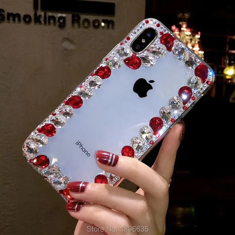 

Hot 3D Diamond BorderCrystal Bling TPU Cases For Samsung Galaxy Note 10 Plus A50 A70 A10 A20 A20e A30 A40 Glitter Capa Fundas