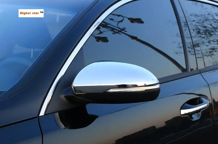 Выше star ABS chrome 2 шт. автомобиль Боковая дверь зеркало украшения Защитная крышка для KIA Оптима/K5 2011