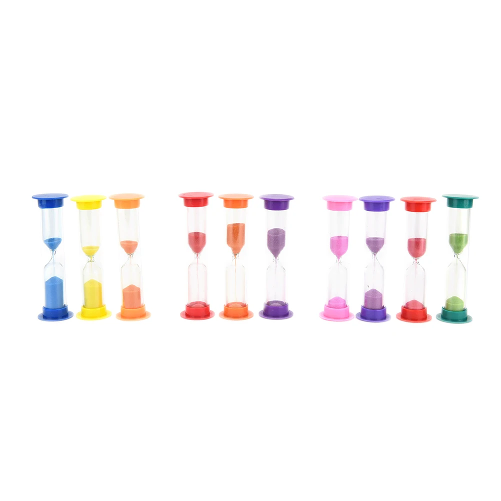 

1Pcs 1minute /2minutes /3minutes Colorful Hourglass Sandglass Sand Clock Cook Timer Home Decoration Random color Dropshipping