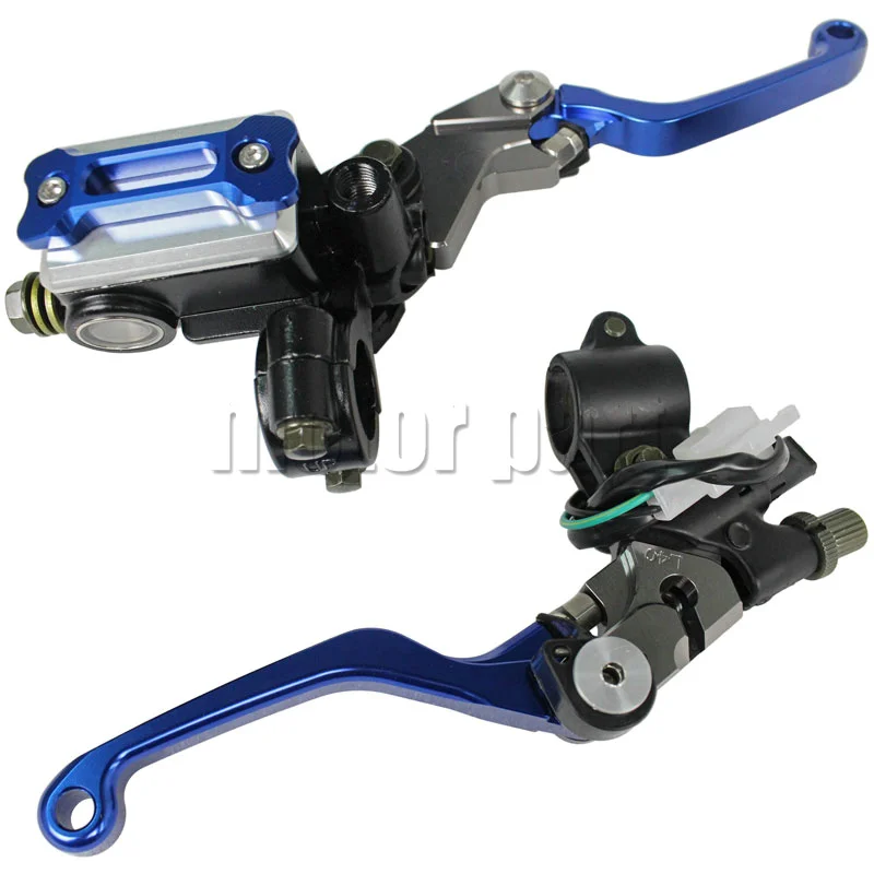 22mm Handlebars Motorbike Brake Master Cylinder Fluid Reservoir Clutch Lever For Yamaha Wr450f