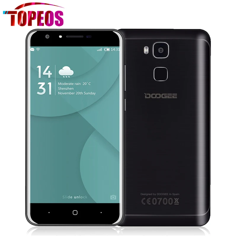 Original Doogee Y6 5 5Inch MTK6750 64 Bit Octa Core Smartphone Fingerprint HD 2GB 16GB Android6