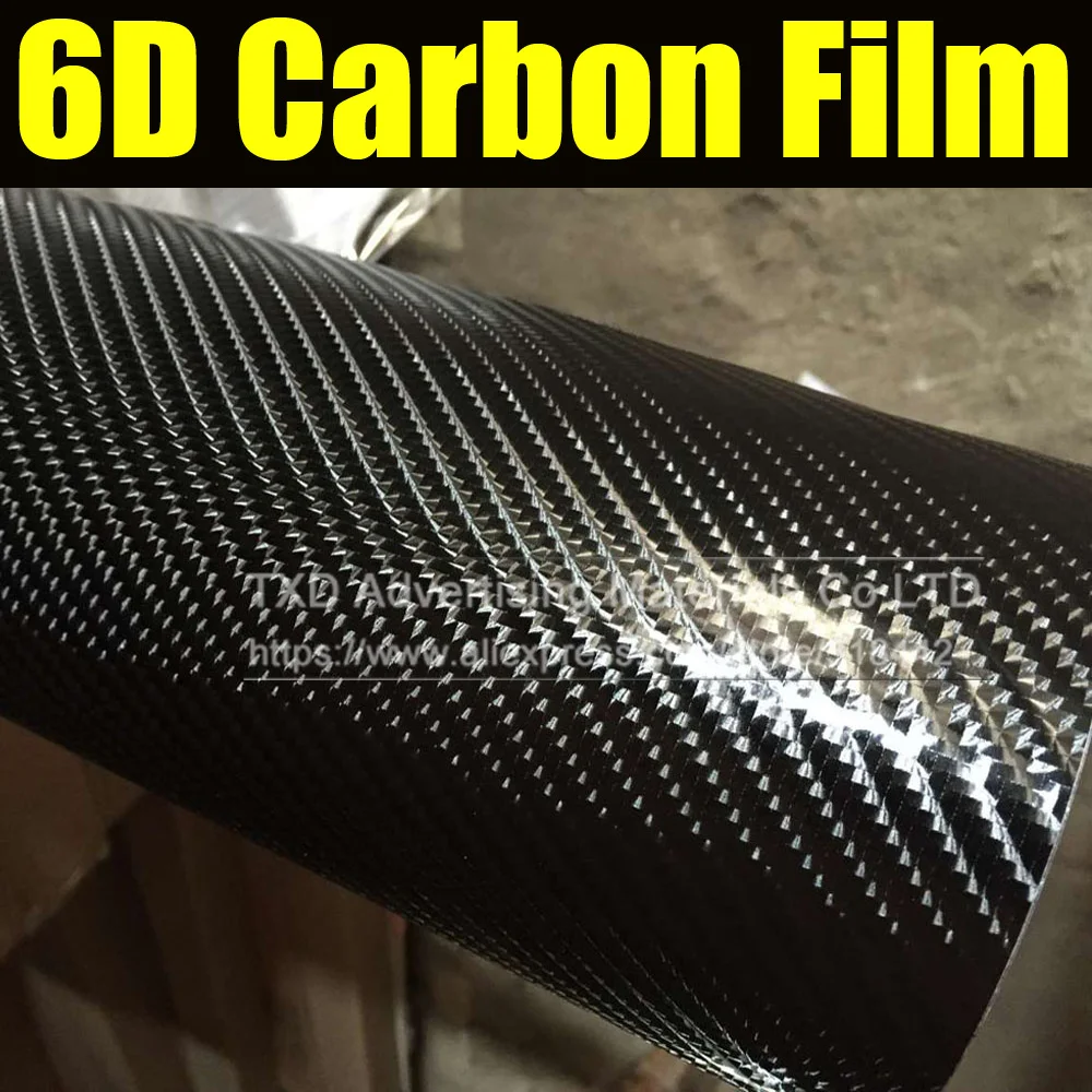 Buy Free shipping 6D carbon fiber film with air free